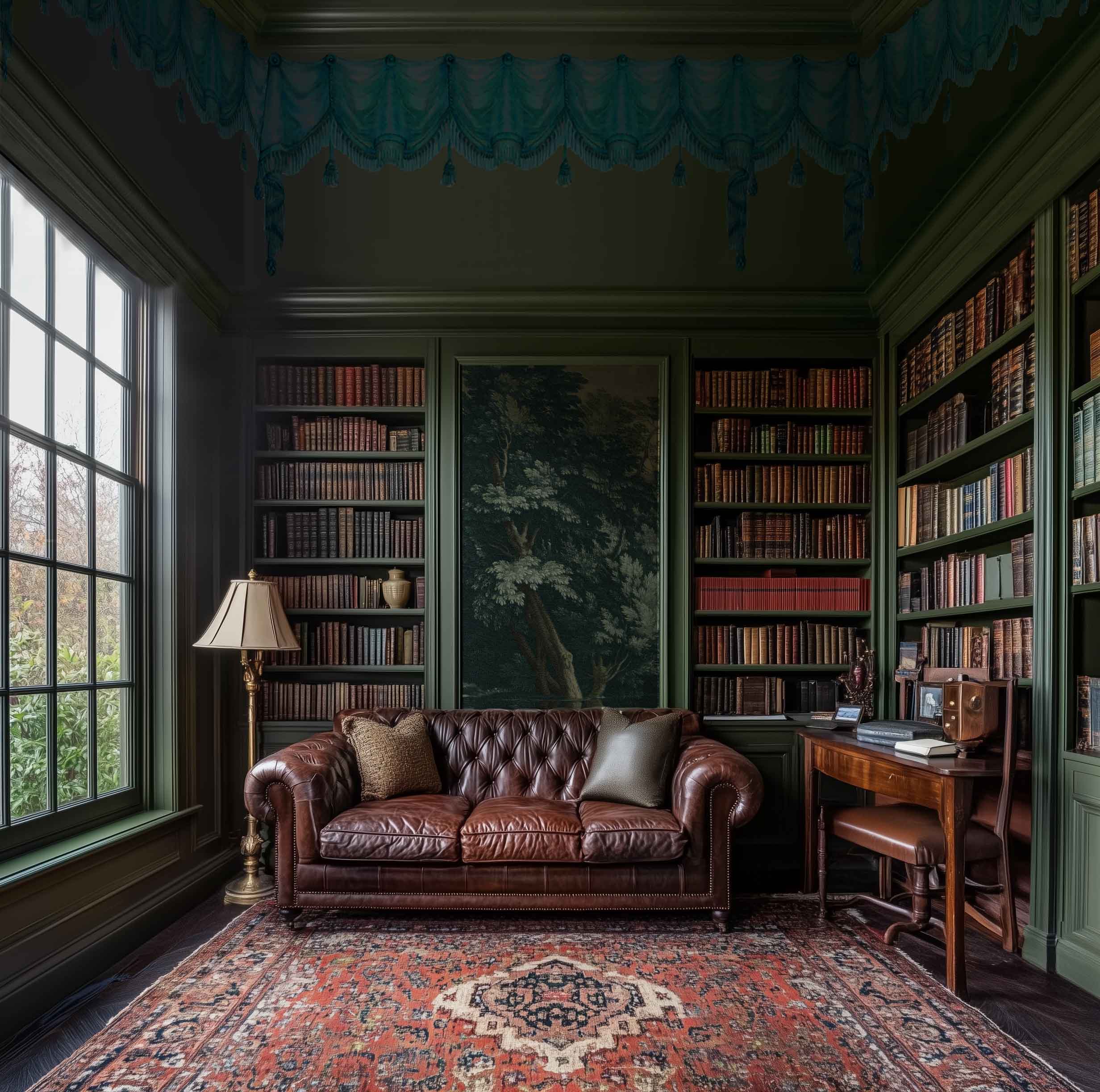 CURTAINS - MOODY ROYAL BORDER