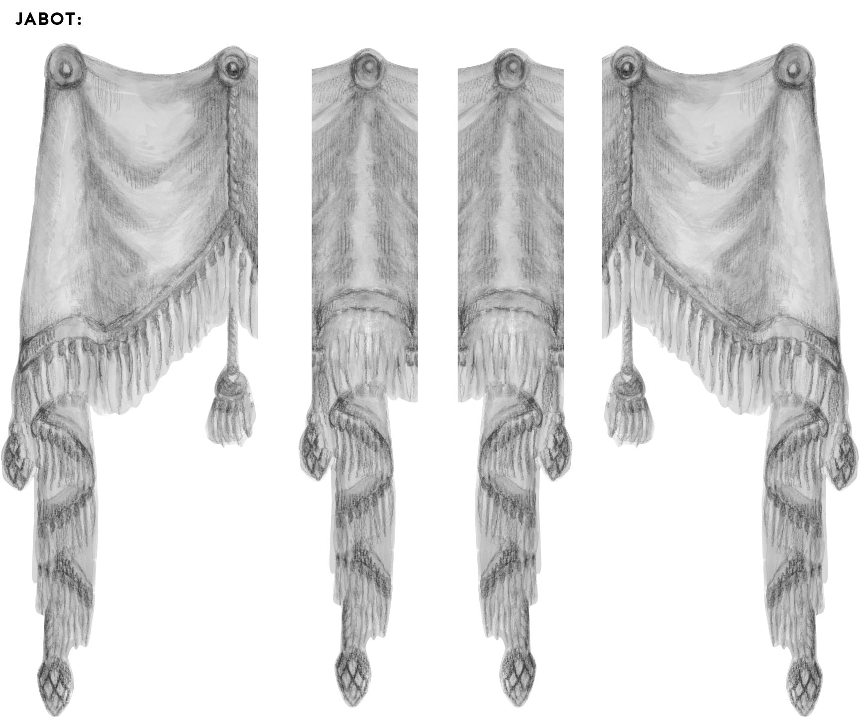 CURTAINS - CHARCOAL SAMPLE