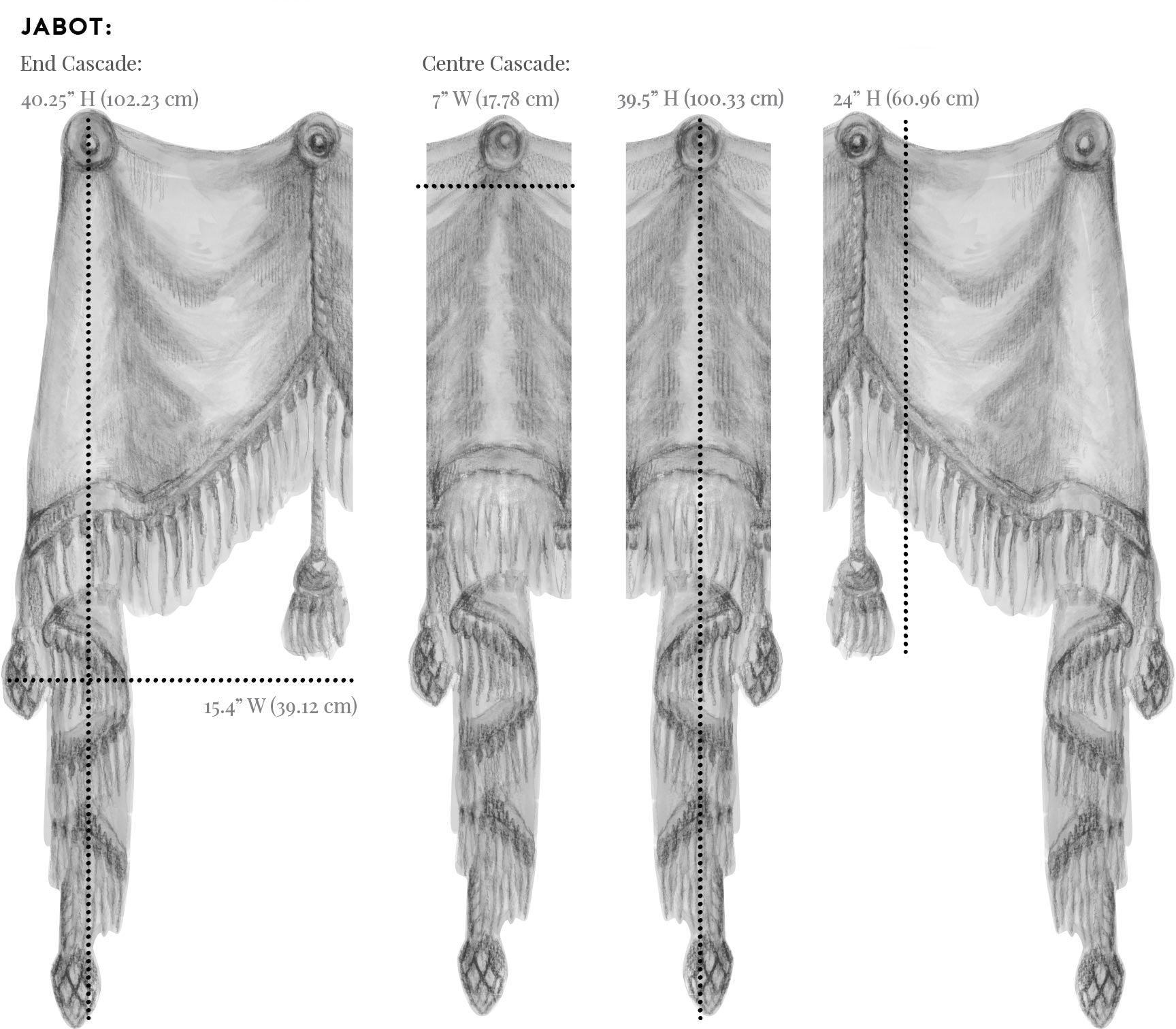 CURTAINS - CHARCOAL BORDER