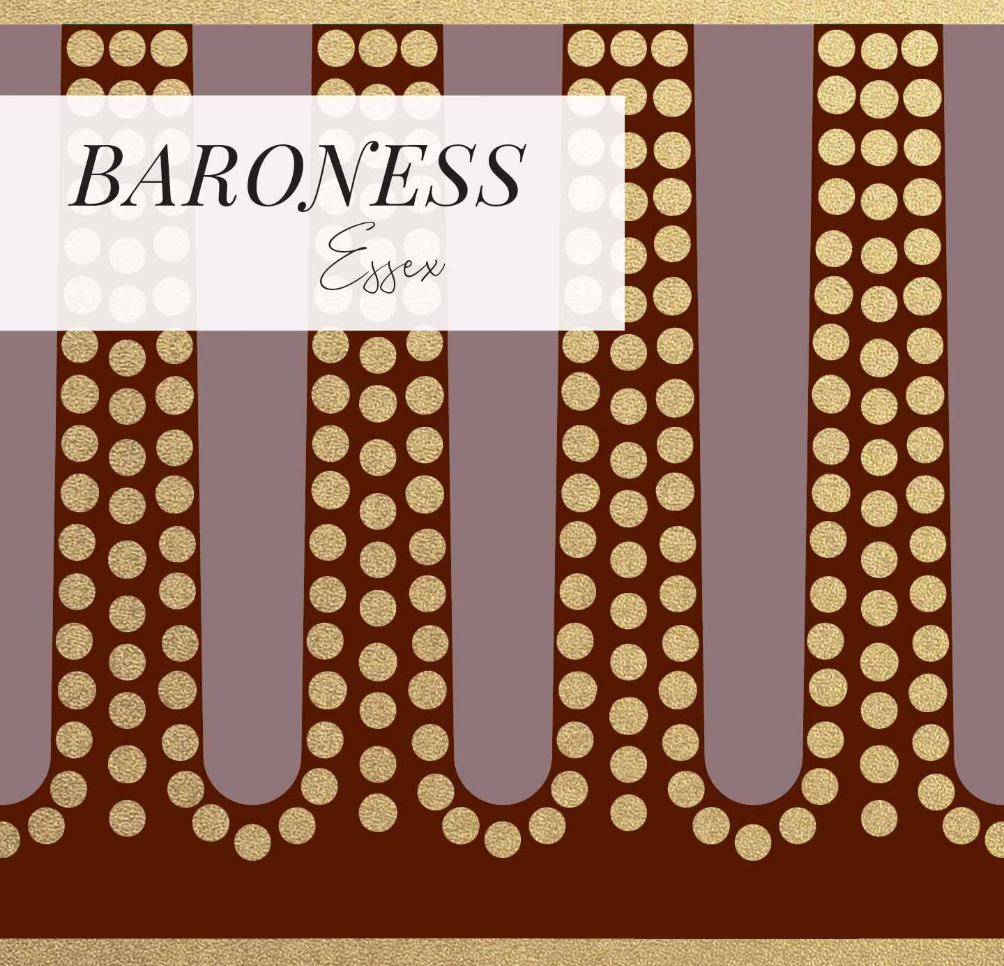 BARONESS - ESSEX METALLIC BORDER