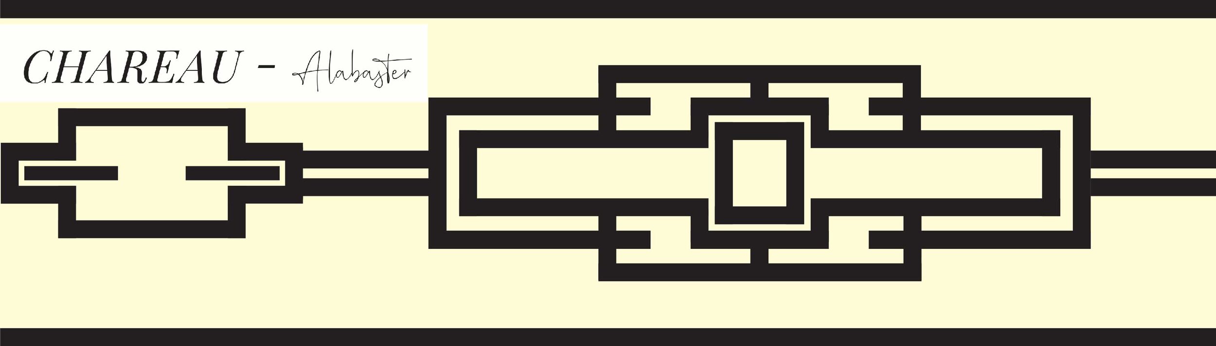 CHAREAU - ALABASTER BORDER