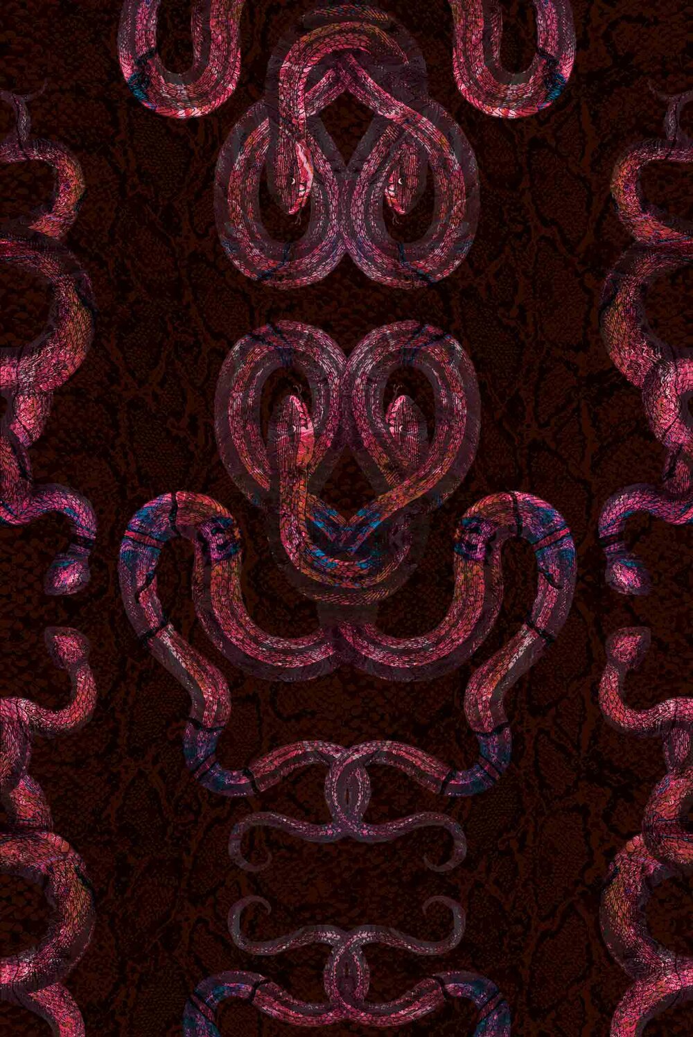 SERPENTINE - VIPER - METALLIC MARCASITE SAMPLE