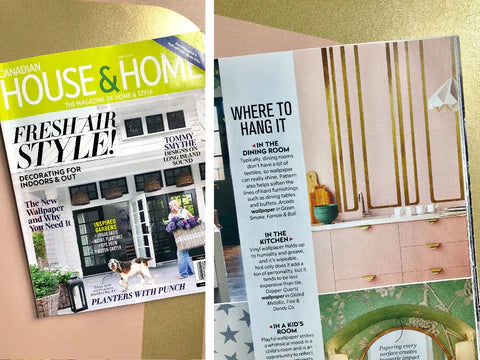 HOUSE & HOME MAGAZINE | VERSATILITY OF WALLPAPER FEATURE