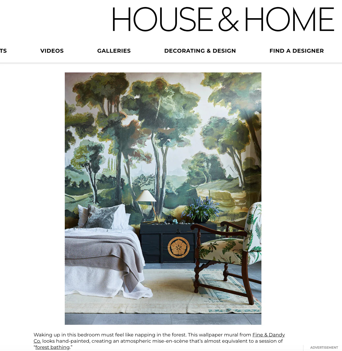 HOUSE & HOME | 50+ WALLPAPERS AND MURALS TO INSPIRE YOUR FALL DECORATING