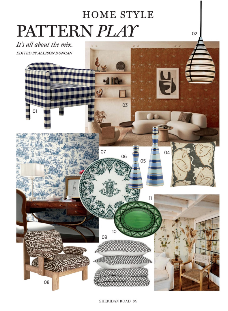 SHERIDAN ROAD | PATTERN PLAY