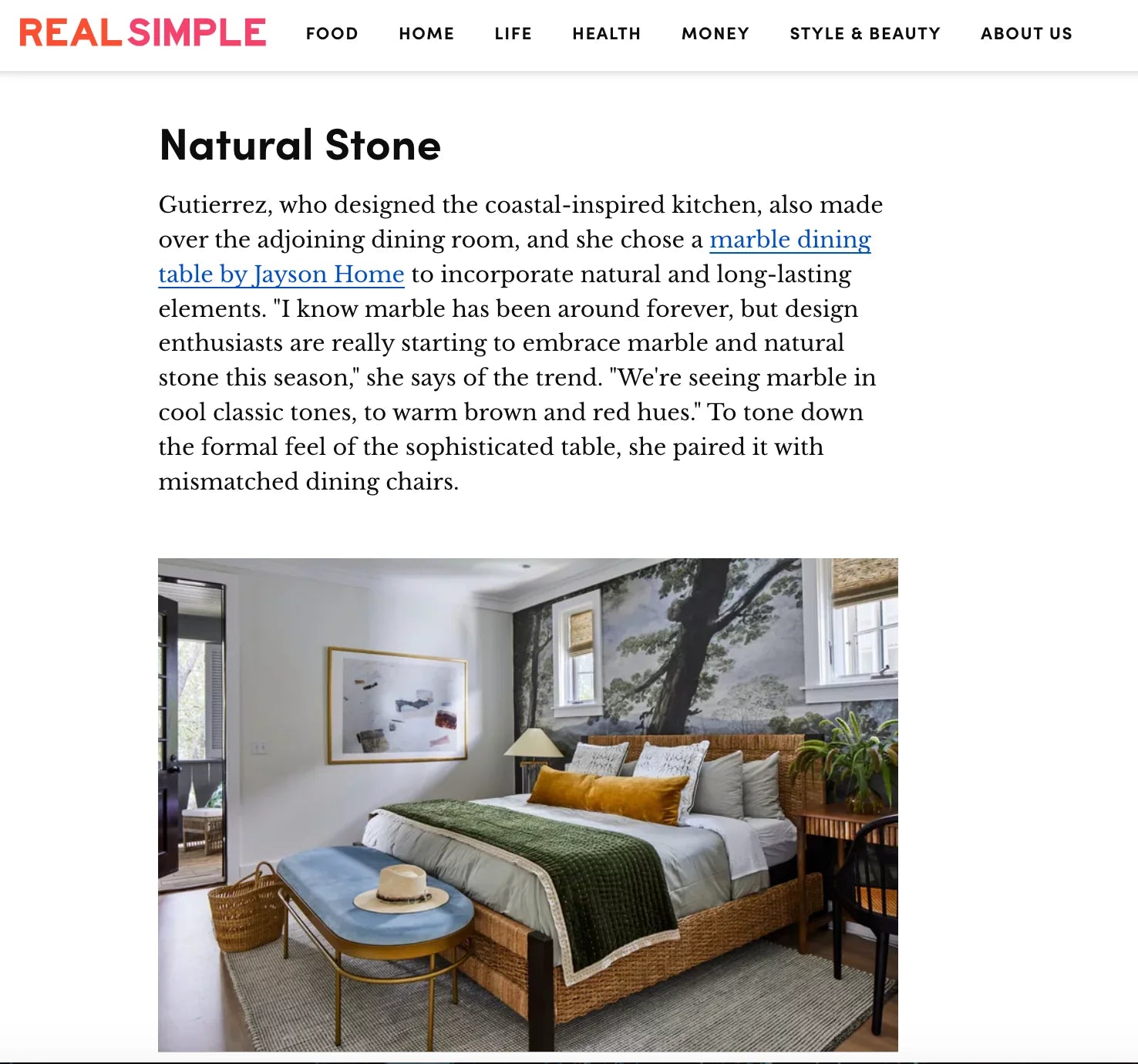 LAURA FENTON | REAL SIMPLE | MURAL FEATURE