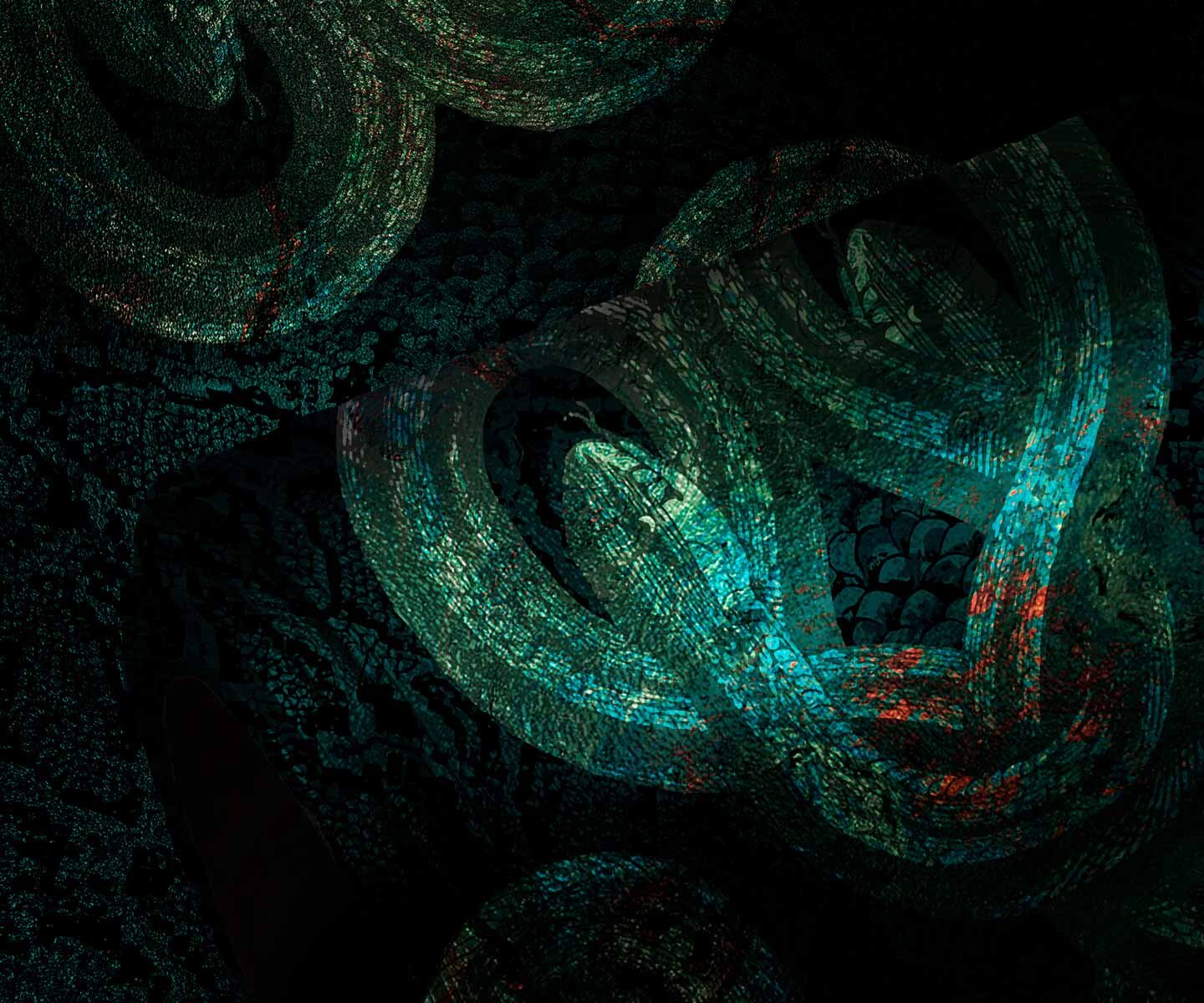 SERPENTINE - PYTHON - METALLIC MARCASITE